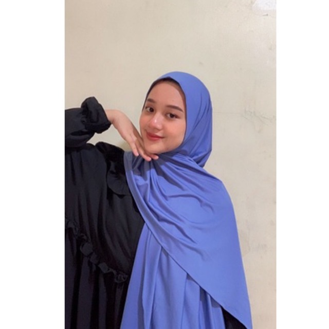 Hijab Pashmina Instan Jersey|| Hijab Instan Kaos Jersey Premium