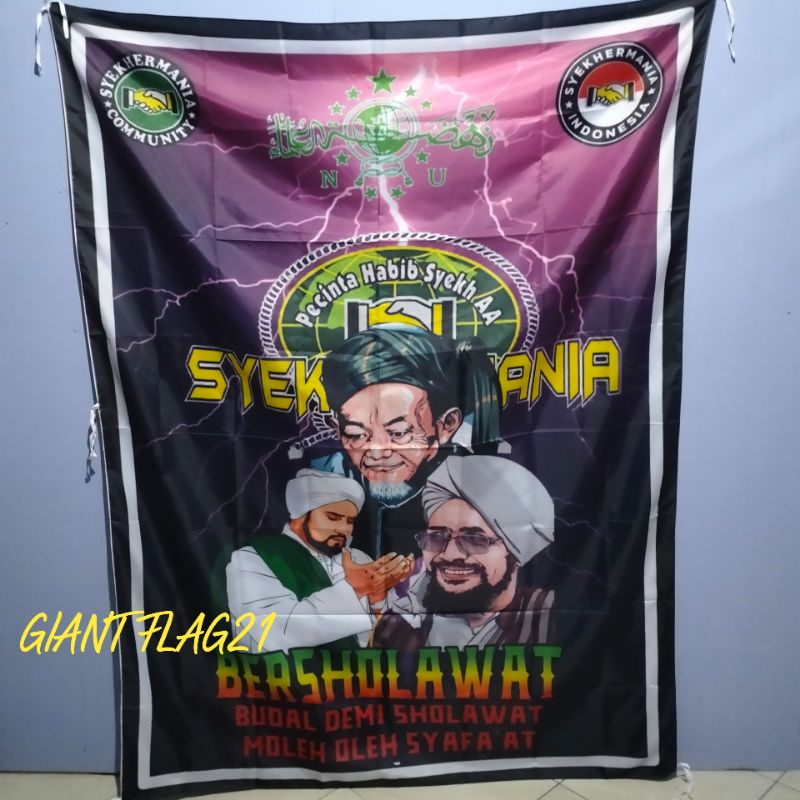 Bendera printing SYEKHERMANIA BERSHOLAWAT