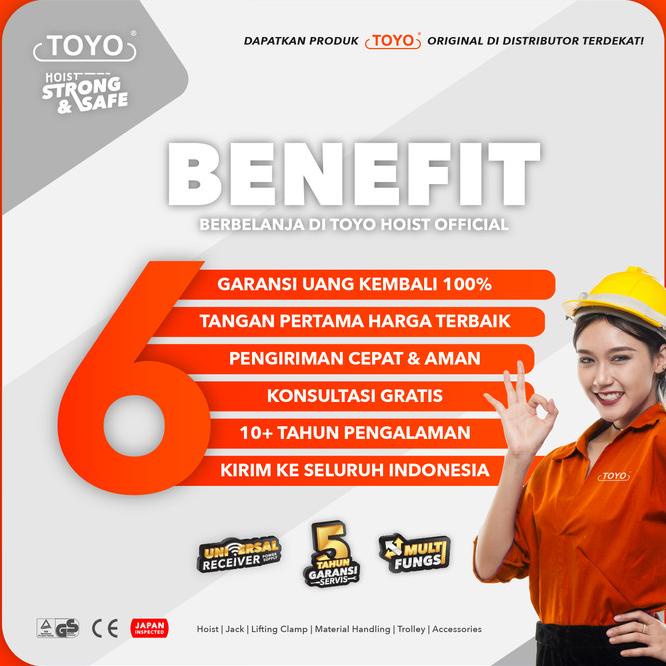 Chain Block / Takel 1 Ton X 15 Meter Toyo