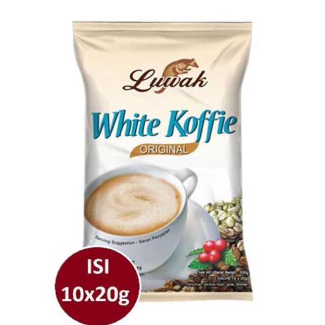 

✔️ ☘️MUMTAAZZTORE☘️ LUWAK Kopi Luwak White Koffie Original / Less Sugar