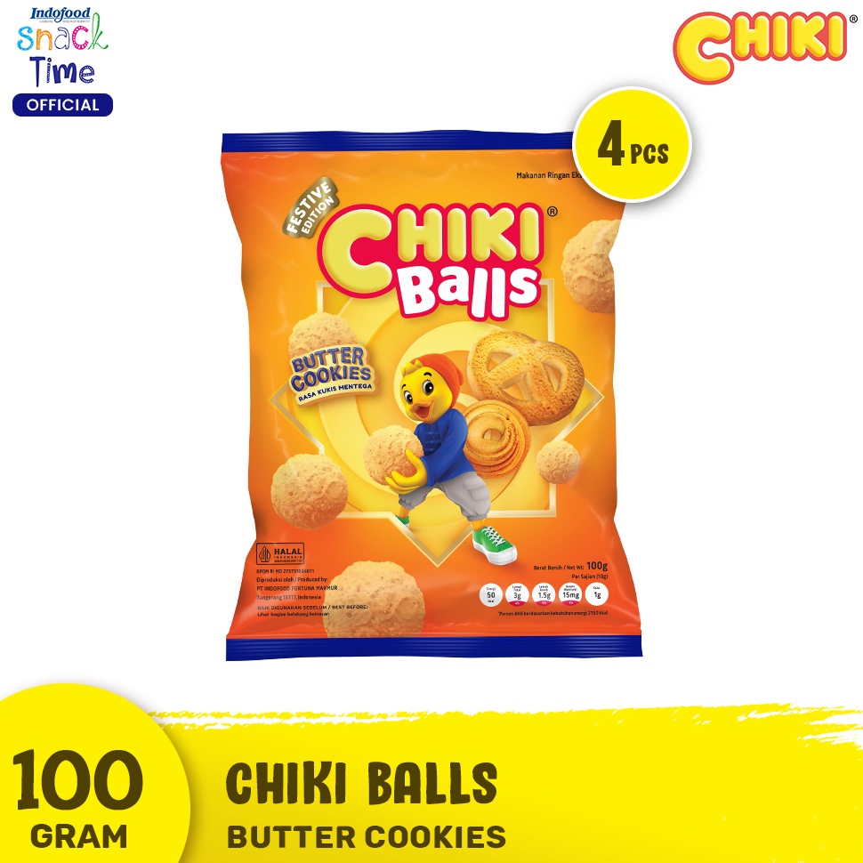 

Buruan Beli.. Chiki Balls Butter Cookies 100 Gr - 4 Pcs PDH