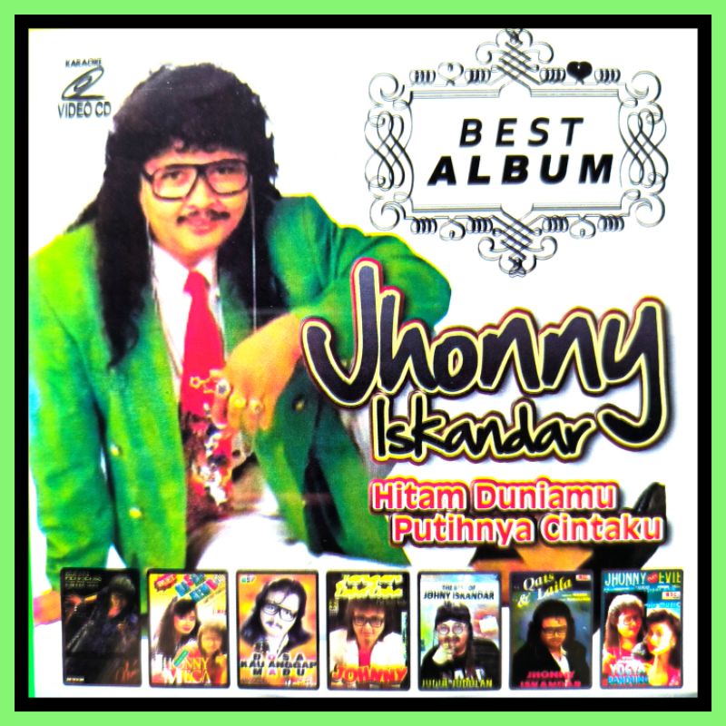 Kaset VCD Musik Bisa Karaoke 15 Lagu Dangdut Jhonny Iskandar Album Terpopuler.