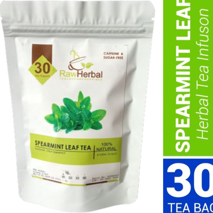 

✓ Spearmint Leaf Tea : Teh Daun Spearmint Isi 30 Tea Bag