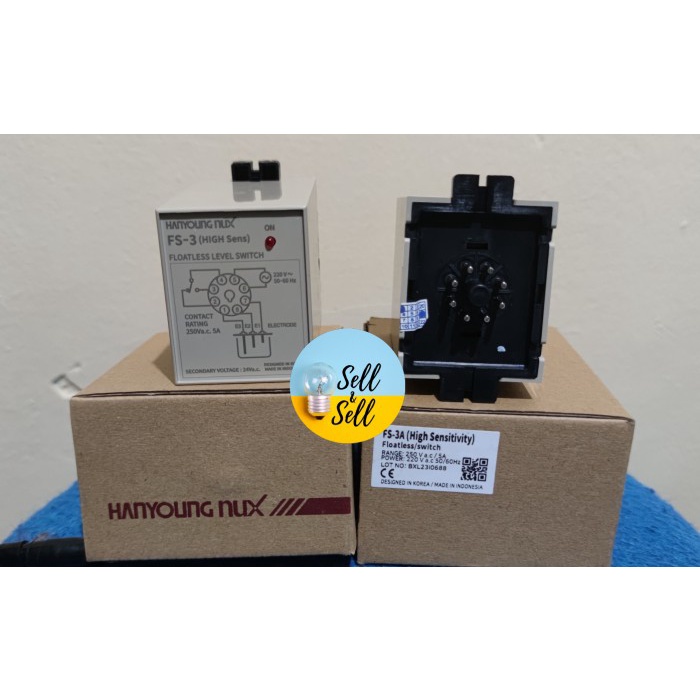 Floatless Level Switch Fs-3 Hanyoung Nux / Wlc Hanyoung Fs3 (220Vac)