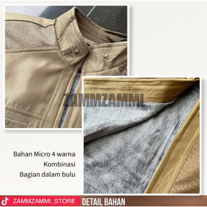 TERBARU JAKET PRIA POLYESTER IMPORT DALAM BULU JAKET PRIA PREMIUM DHT IMPORT