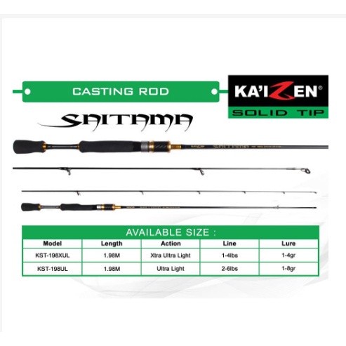 Joran Pancing Carbon Solid Kaizen Saitama Ul 19