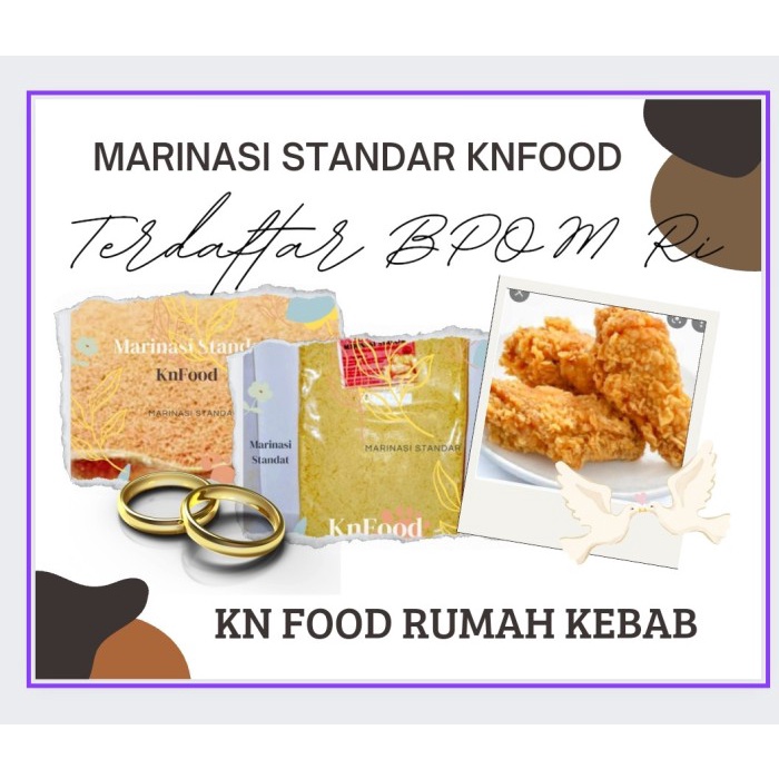 

Tepung Bumbu Rendaman Marinasi Standar- Fried Chien 1000 Gram