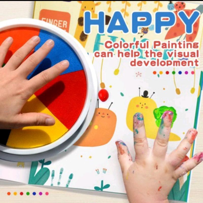 

INKPAD FINGER PAINTING BANTALAN TINTA ANAK MULTICOLOR
