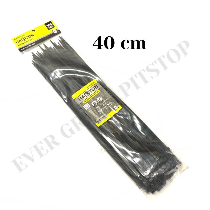 

Best Seller Tali Ties 40 Cm Kabel Tis Hitam Cable Ties Pengikat Tebal Kuat 400 Mm