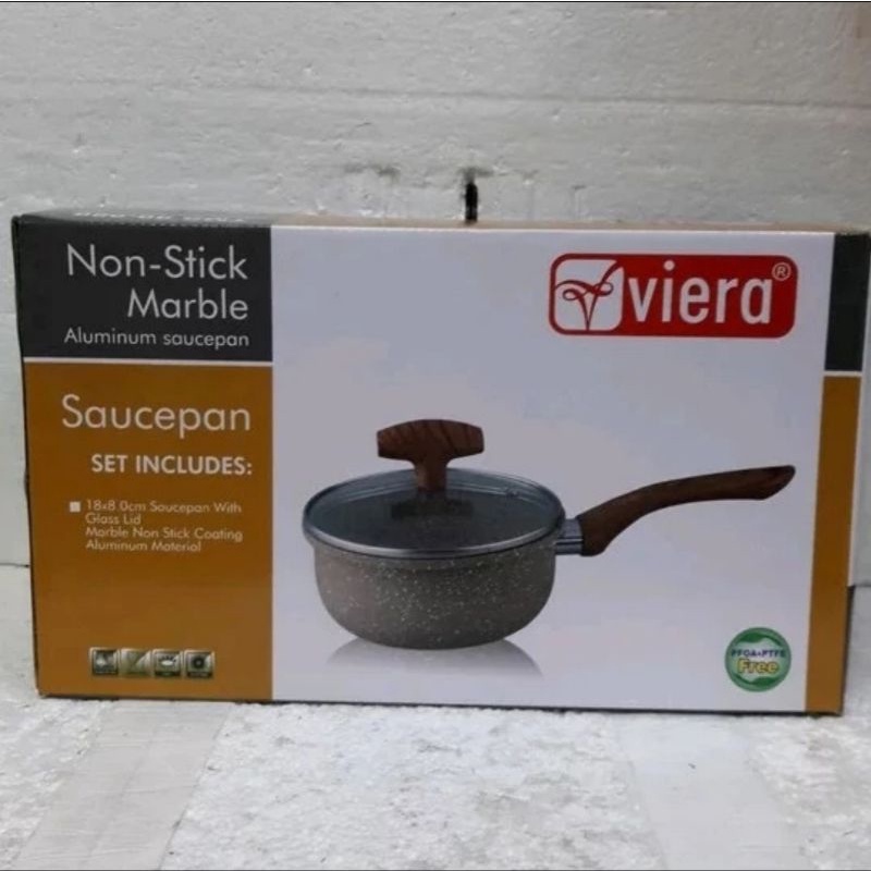 VIERA PANCI MARBLE SAUCEPAN NONSTICK TMS 99-989