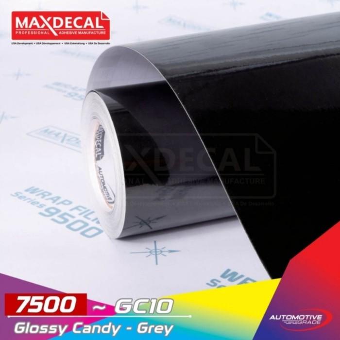 

Sticker Maxdecal 7500 Gc10 Grey Glossy Candy Metalik Premium Wrap