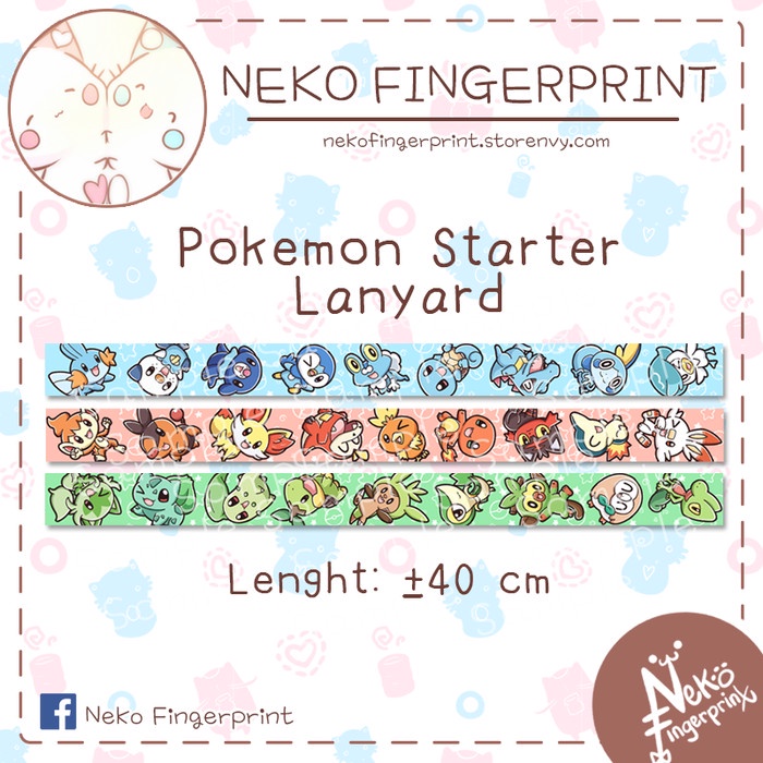 

Terlaris Pokemon Starter Lanyard