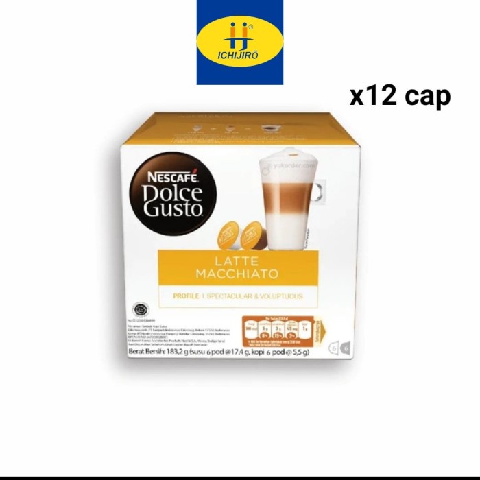 

Nescafe Dulco Gusto Capsule Latte Macchiato Ndg Kopi Kapsul 12