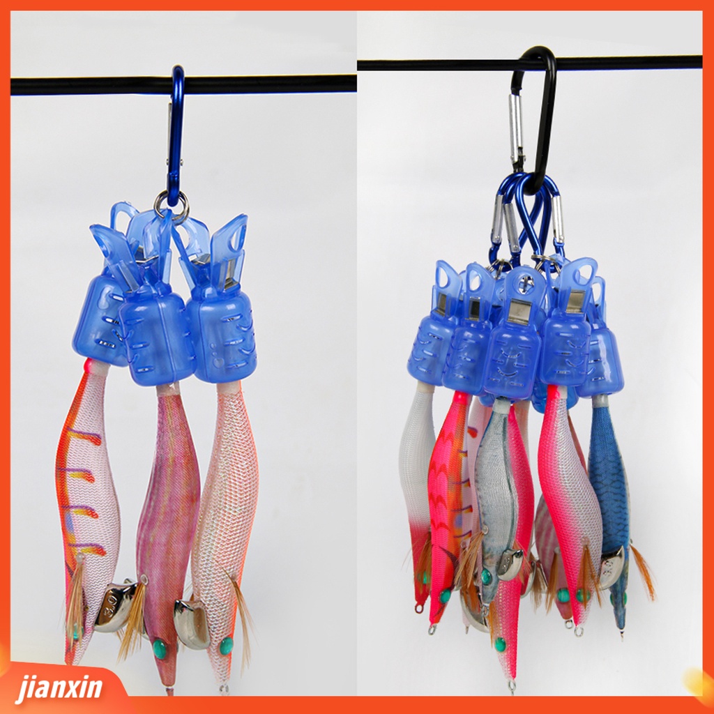 [Jianxin] 1 Set Penutup Kait Pancing Anti Gores Tahan Tusukan Penjepit Ketat Kait Udang Kayu Pelindung Cangkang Memancing Luar Ruangan