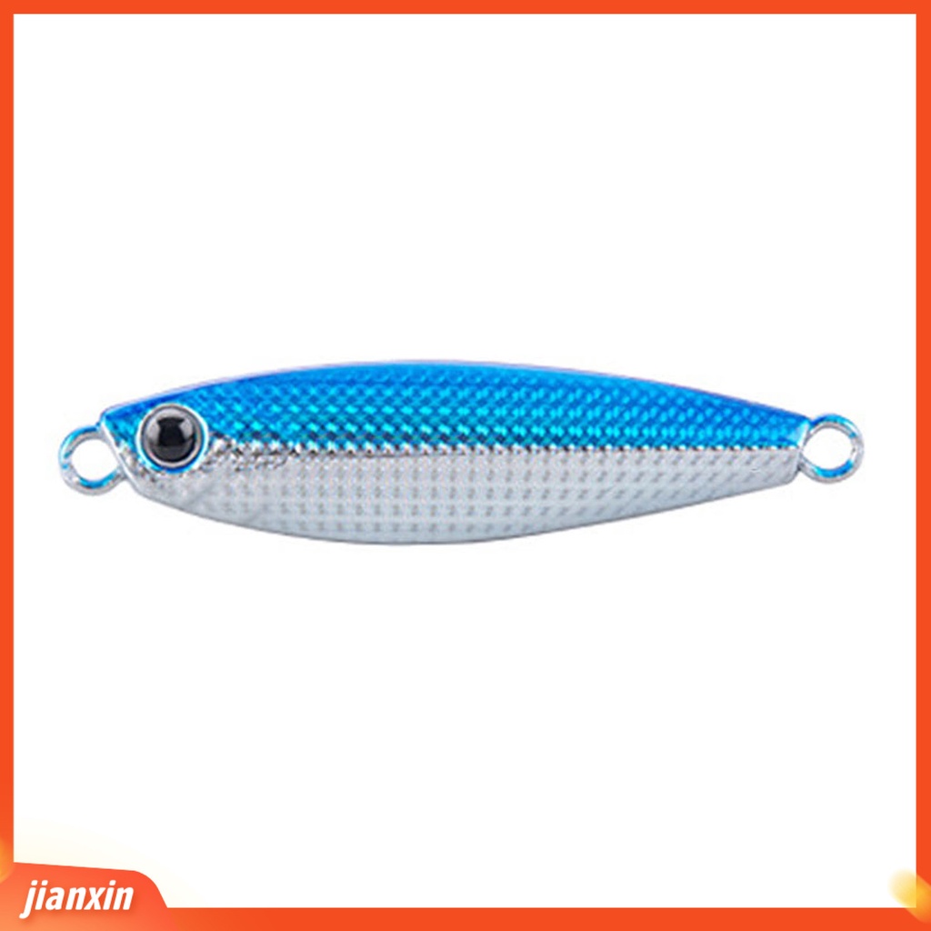 [Jianxin] 15/20g Umpan Umpan 3D Mata Realistis Renang Look Meningkatkan Tingkat Memancing Lempar Panjang Logam Payet Keras Buatan Umpan Memancing Pasokan