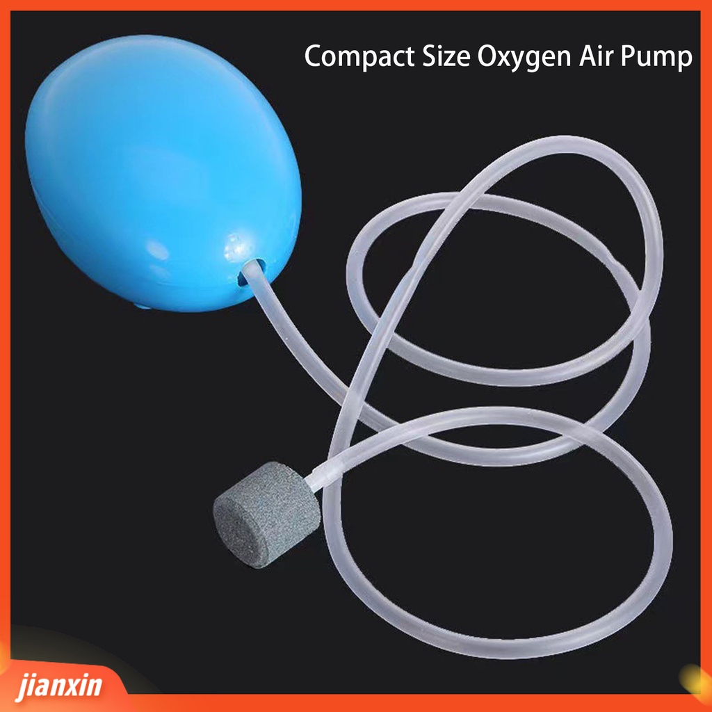 [Jianxin] 1 Set Pompa Oksigen Saklar Tombol Isi Ulang Hemat Energi Efisiensi Tinggi Tahan Air Compact Oxygen Air Pompa Tangki Ikan Pasokan