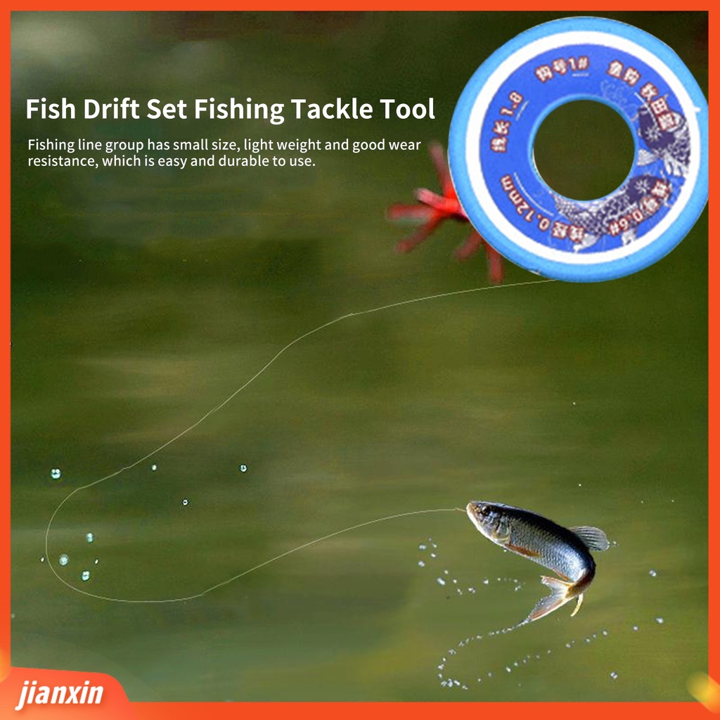 [Jianxin] fishing Line Group Universal Sangat Sensitif Kuat Stabilitas Pegangan Panjang Warna Cerah Memancing 1.8/2.7/3.6m Fleksibel Kontrol Arus Grup Pancing Aksesoris Memancing