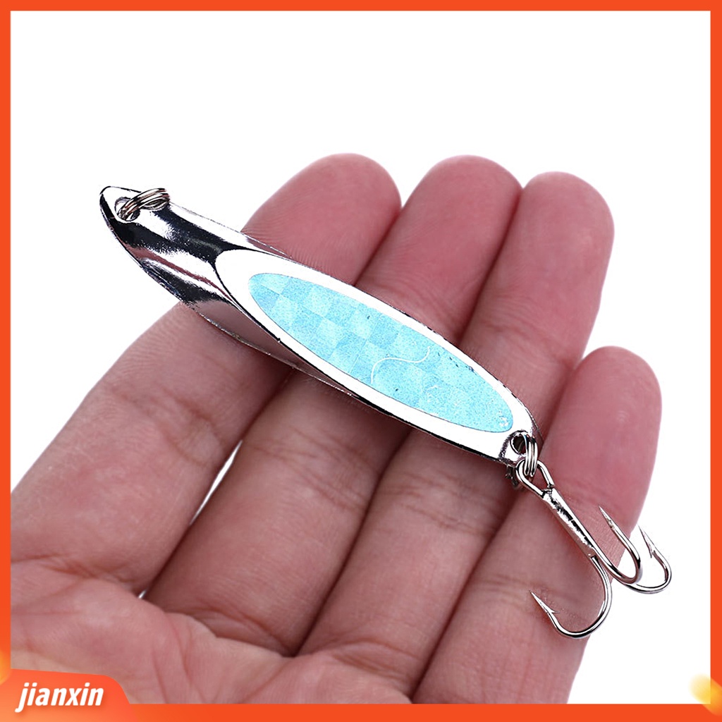 [Jianxin] 7cm/21g Umpan Pancing Beveling Reflektif High Gloss Tajam Kait Warna Terang Heavy Duty Metal Panjang Casting Laut Memancing Spinnerbait Buatan Umpan Perlengkapan Memancing