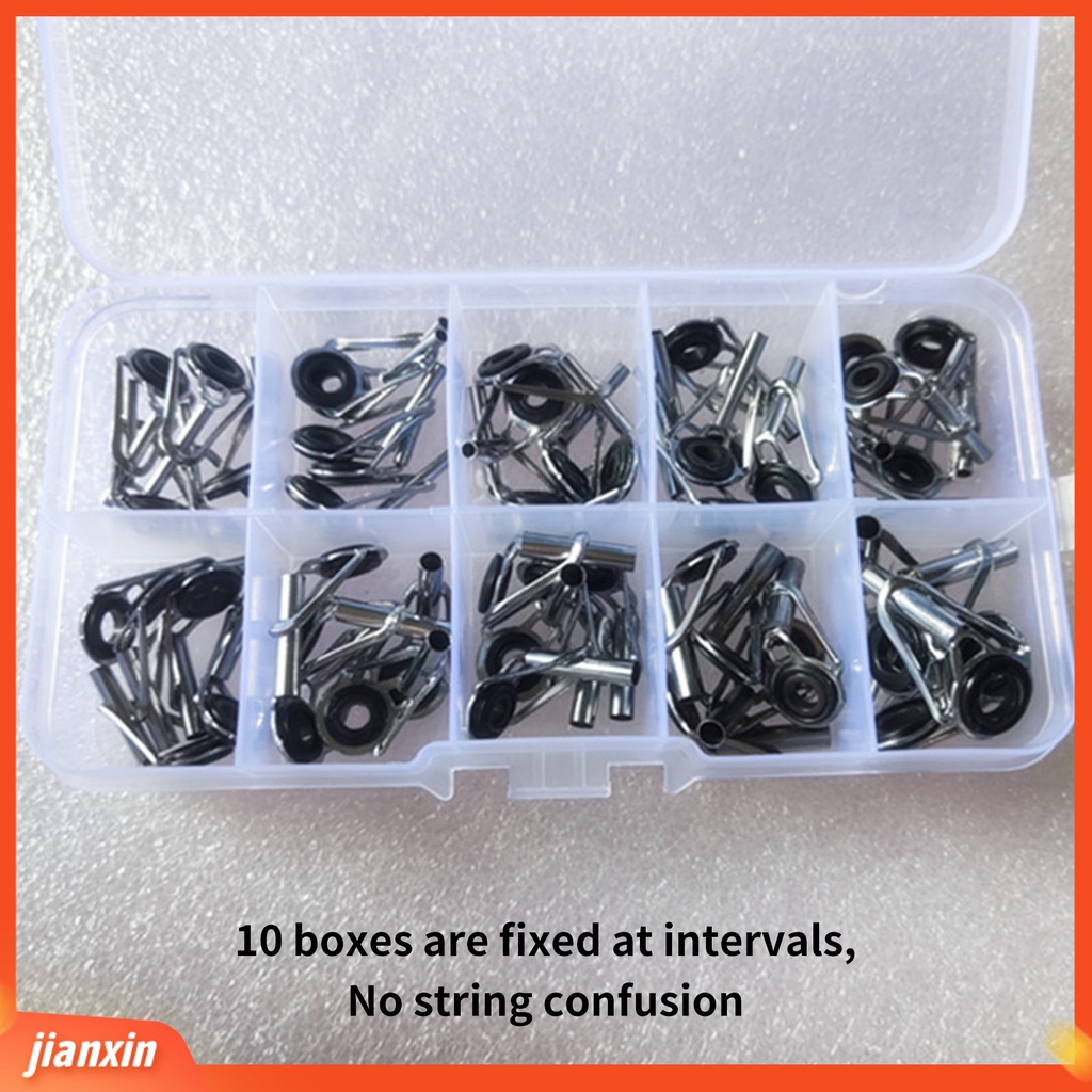 [Jianxin] 50pcs / Set Guide Joran Pancing Multi Ukuran Tahan Lama Anti Kusut