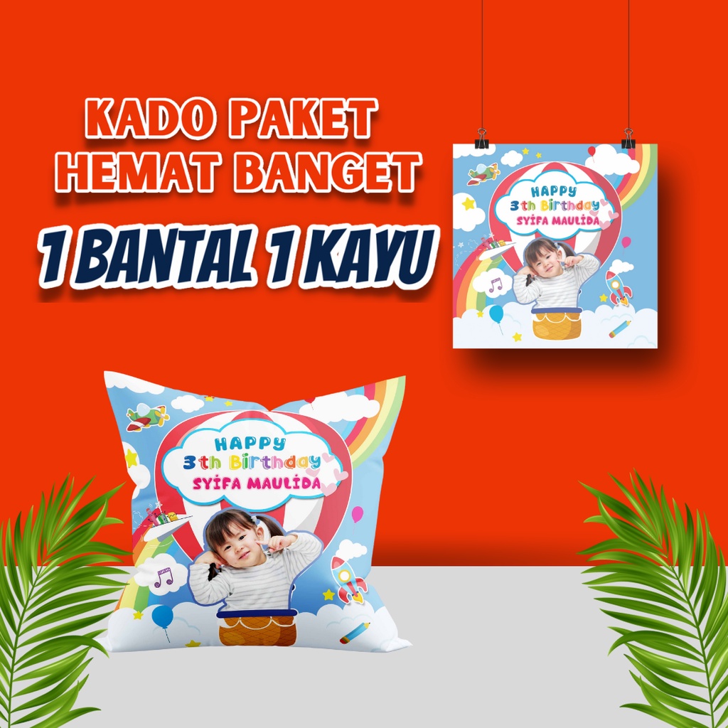 Bantal Foto / kado wisuda / bantal custom / kado wisuda unik