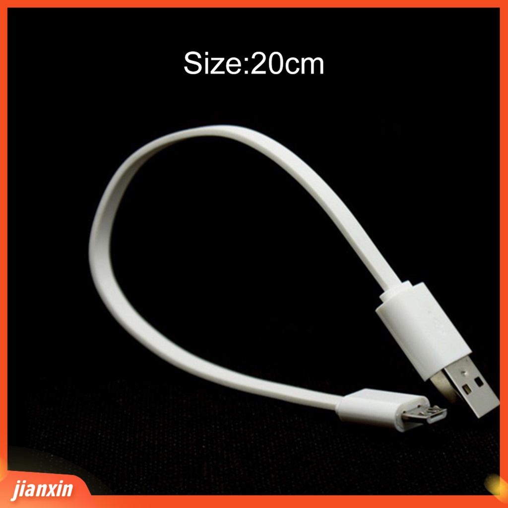 [Jianxin] Bayar di Tempat][Jianxin] Top] Kabel Data / Charger Micro USB Ultra Pendek 20cm Portable