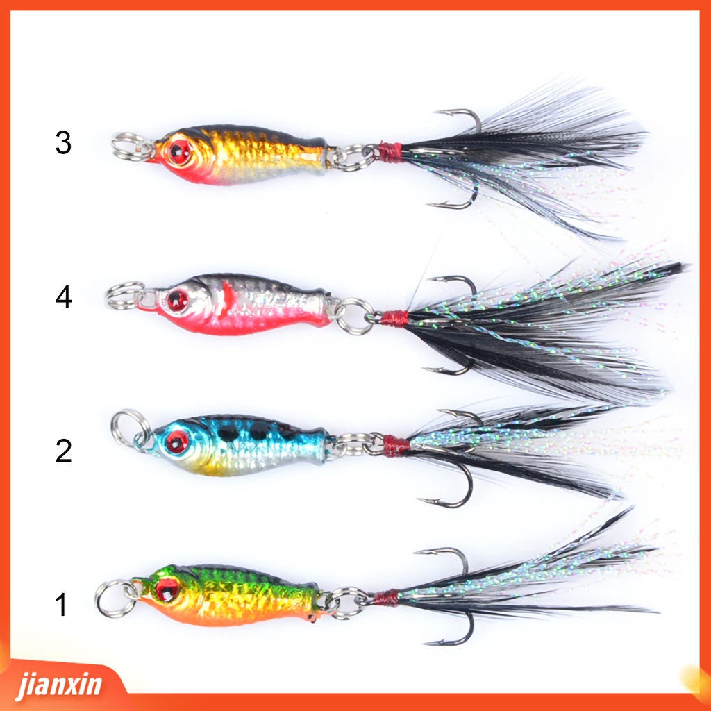 [Jianxin] Umpan Pancing Hard Bait Bentuk Ikan Panjang+Mata Buatan 3D Bahan Alloy