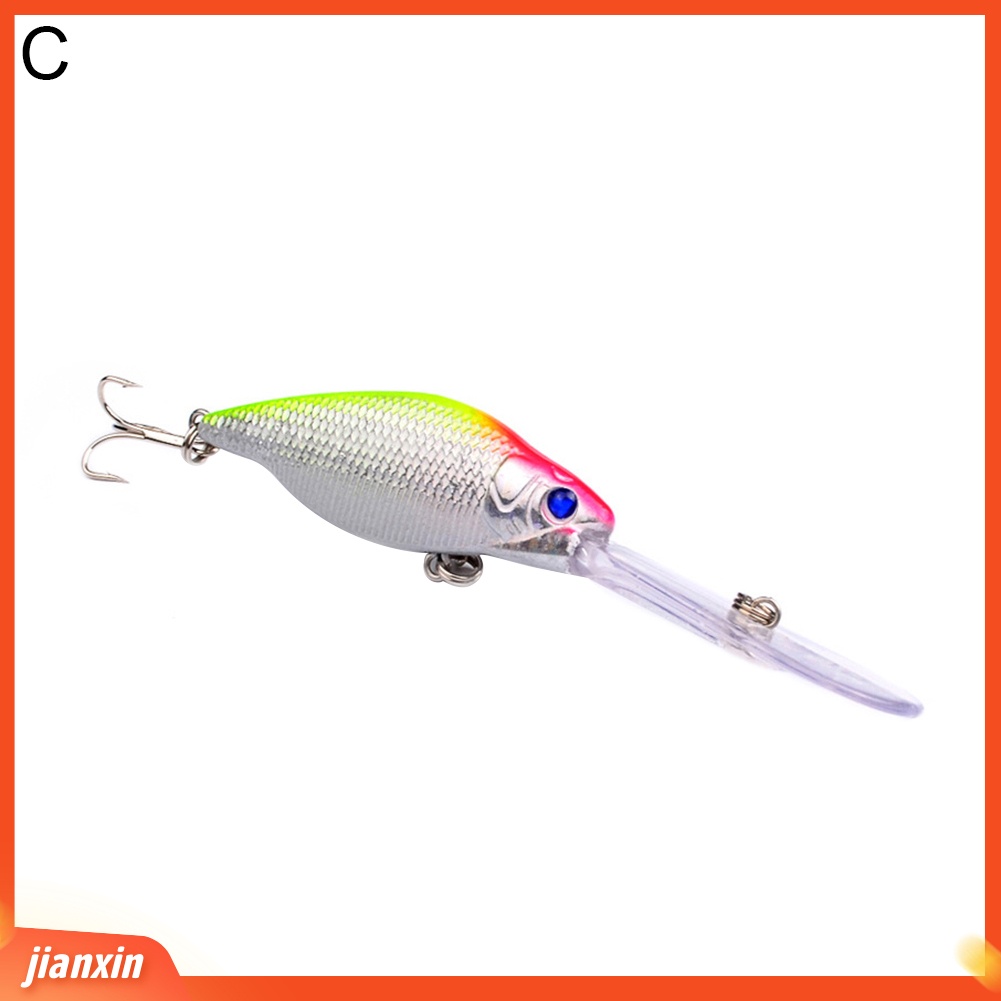 [Jianxin] Umpan Pancing Hard Bait Bentuk Ikan Imitasi Mata 3d Bahan Plastik Ukuran 11.5cm