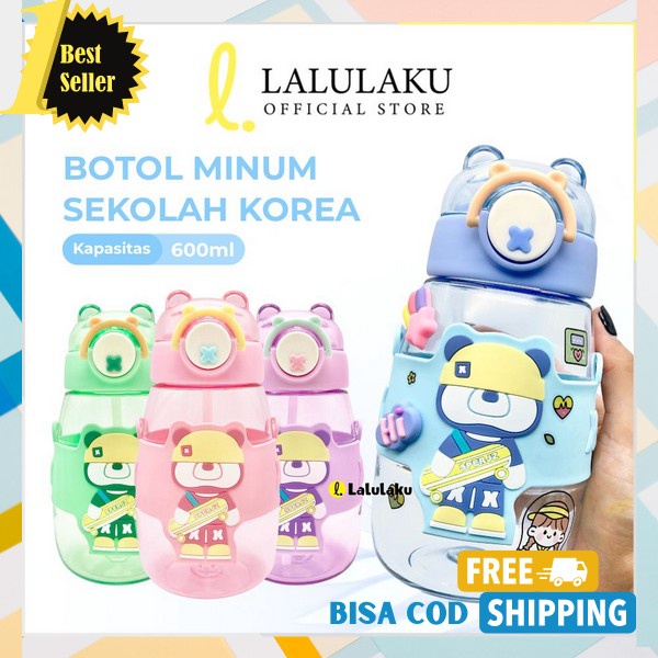 Notol Minum Anak Kecil Botol Viral Terbaru 2023 Botol Karakter Laki Laki Tambler Bening Model Tumble