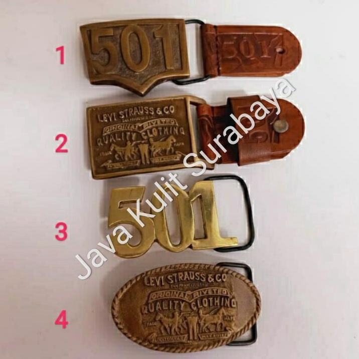 12.12 BIG SALE FASION Kepala Gesper Ikat Pinggang Levis, Kepala Sabuk Levis bahan Dirral Tebal Kokoh