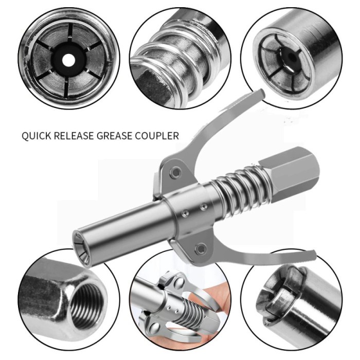FM FIT Alat Minyak Gemuk Grease air Gun Coupler High Pressure Quick Release