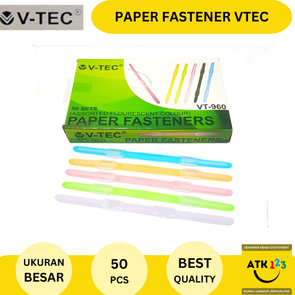 

Star Acco Paper Fastener / Snelhetcer V-Tec VT-960 Besar Isi 50 pcs serbuuu !
