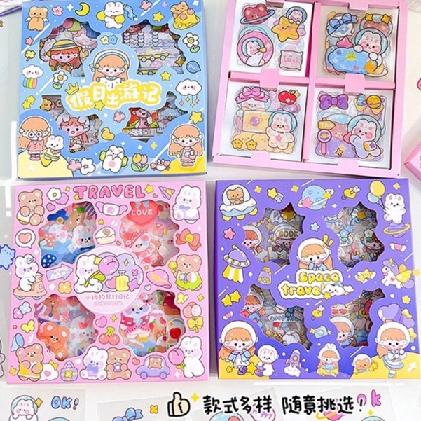 

PALING AMPUH✌️>>> 100 Lembar Stiker Waterproof Sticker Botol Minum Tumblr Viral Lucu Korea DIY V034