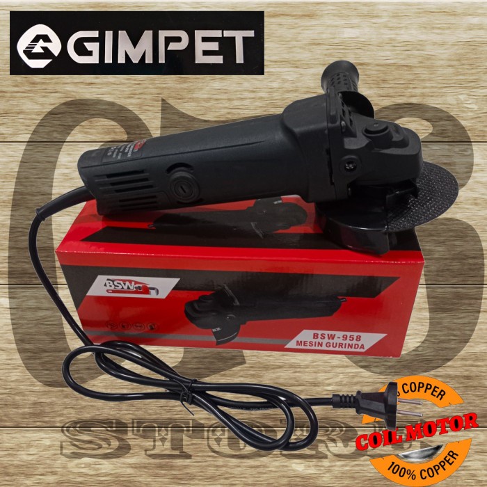 Terlaris Gerinda Tangan Bsw Hitam Mesin Gerinda Potong