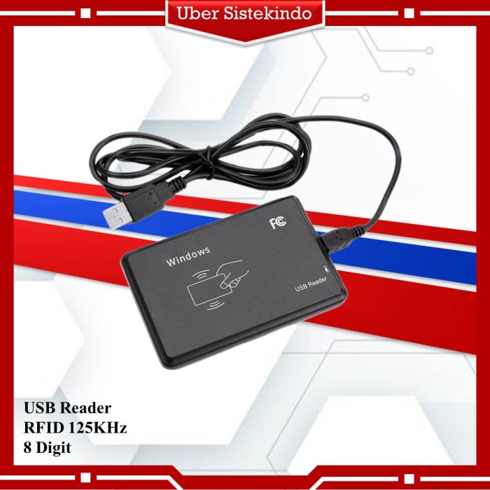 Terlaris Usb Reader Rfid 125Khz Proximity Id Reader 125 Khz 8 Digit