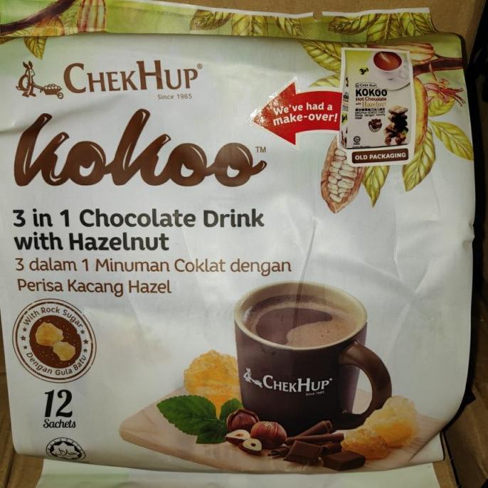 

Chek Hup Kokoo Hot Chocolate with Hazelnut (minuman Coklat Instant)