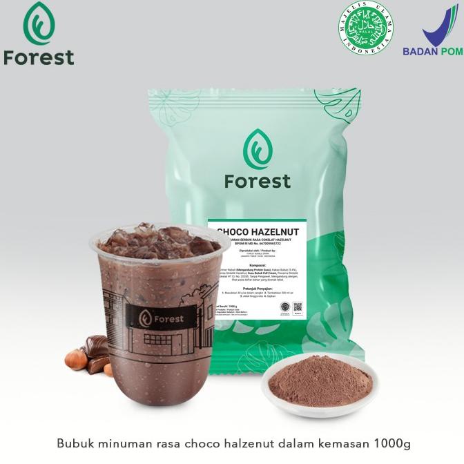 

Bubuk Minuman HAZELNUT CHOCOLATE Powder - FOREST Bubble Drink