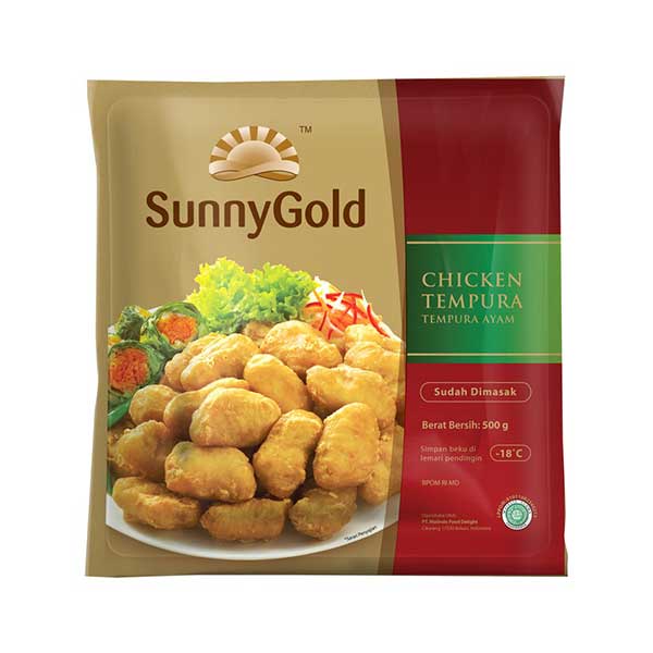 

SUNNYGOLD CHICKEN TEMPURA 500 GR