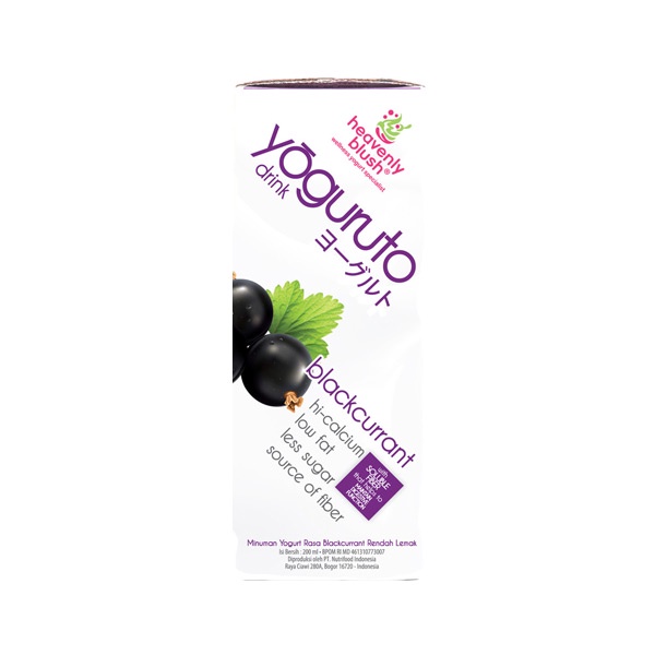 

HEAVENLY BLUSH DRINK YOGURT BLACKCURRANT 180 ML