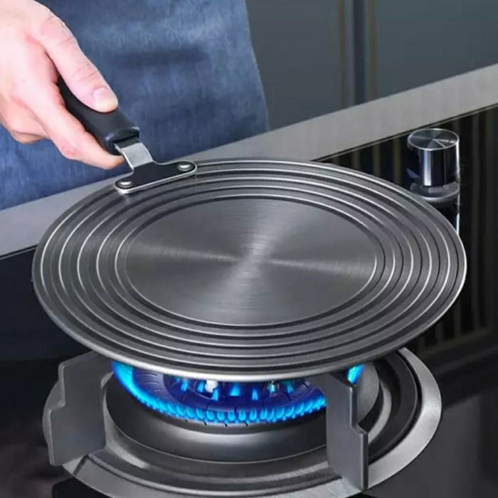 Terlaris Plat Diffuser Konduksi With Handle - Alas Kompor Anti Gosong+ Gagang