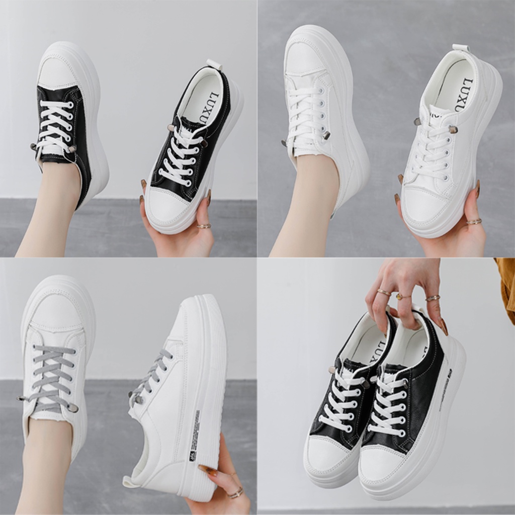 Dokter Sepatu Import - Minji Sepatu Wanita Sneakers Tali Fashion Import Quality Premium 190 - Free Kotak Sepatu!!! Sale!!!