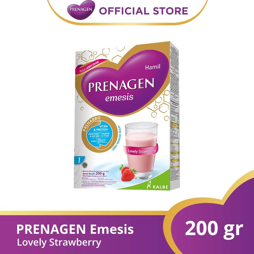 Prenagen Emesis Lovely Strawberry 200 Gr Susu Ibu Hamil | Susu Emesis