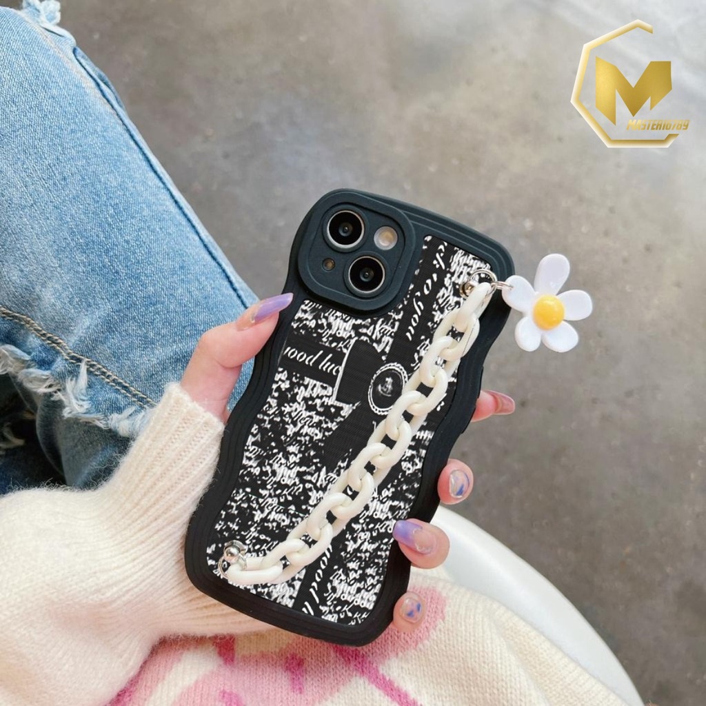 GC54 GC63 CASE CASING SILIKON WAVY WAVE CARACTER RANTAI BUNGA FOR REDMI NOTE 12 PRO 5G POCO M3 X3 PRO NFC M5 M4 5G MA5004