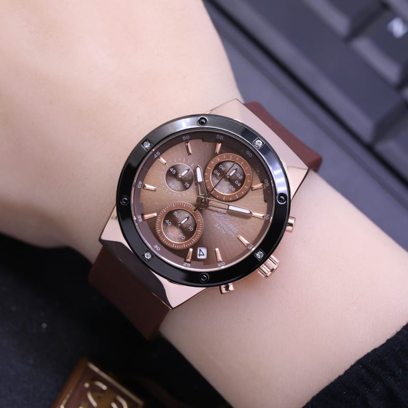 Jam Tangan Wanita Tetonis Original Chrono Aktif Garansi 1 Tahun