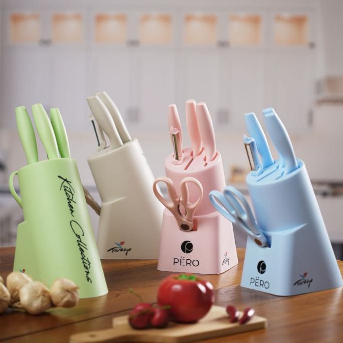Pero Granite Knife Set Of 6