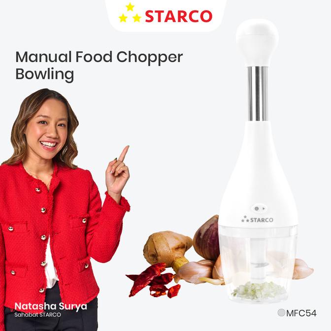 Starco Manual Chopper Food Chopper Pencacah Penggiling Daging Bowling