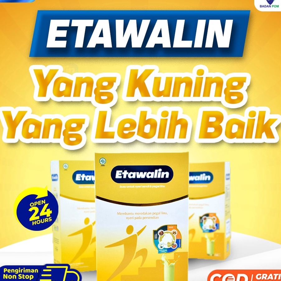 

❤[PROMO ⚡ALE!!!]❤ Etawalin Original - SUSU KAMBING ETAWA PREMIUM BPOM SOLUSI NYERI SENDI PEGAL LINU TANPA EFEK SAMPING