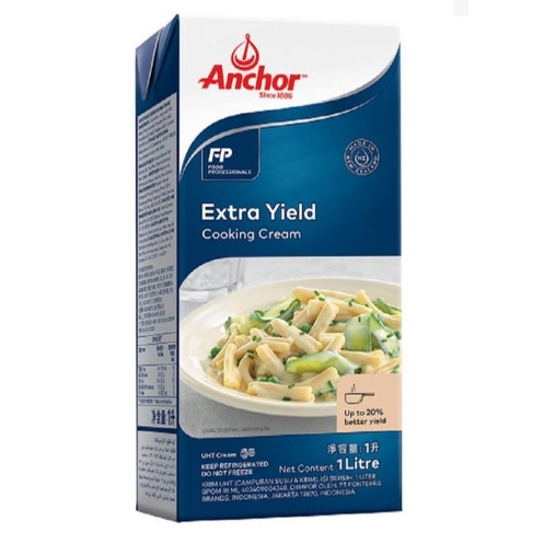 

ANCHOR COOKING CREAM EXTRA YIELD 1 LITER LITRE