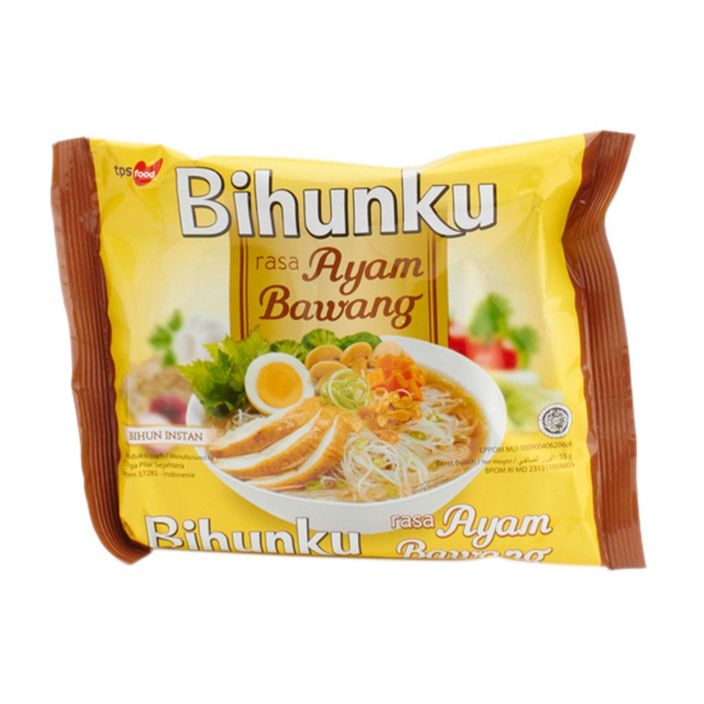 

BIHUNKU AYAM BAWANG 55 GR BIHUN KUAH INSTANT RASA KU