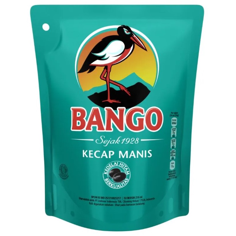 

KECAP MANIS CAP BANGO KEMASAN POUCH REFILL ISI ULANG 280 GRAM