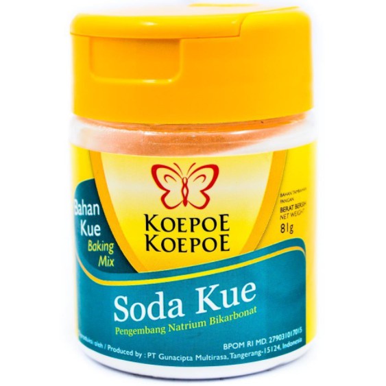 

KOEPOE KOEPOE SODA KUE PENGEMBANG NATRIUM BIKARBONAT 81 GRAM